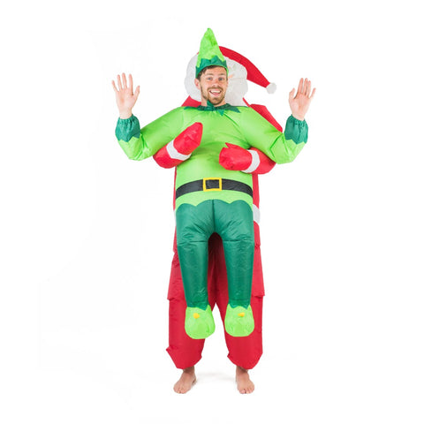 Inflatable Santa & Elf Costume