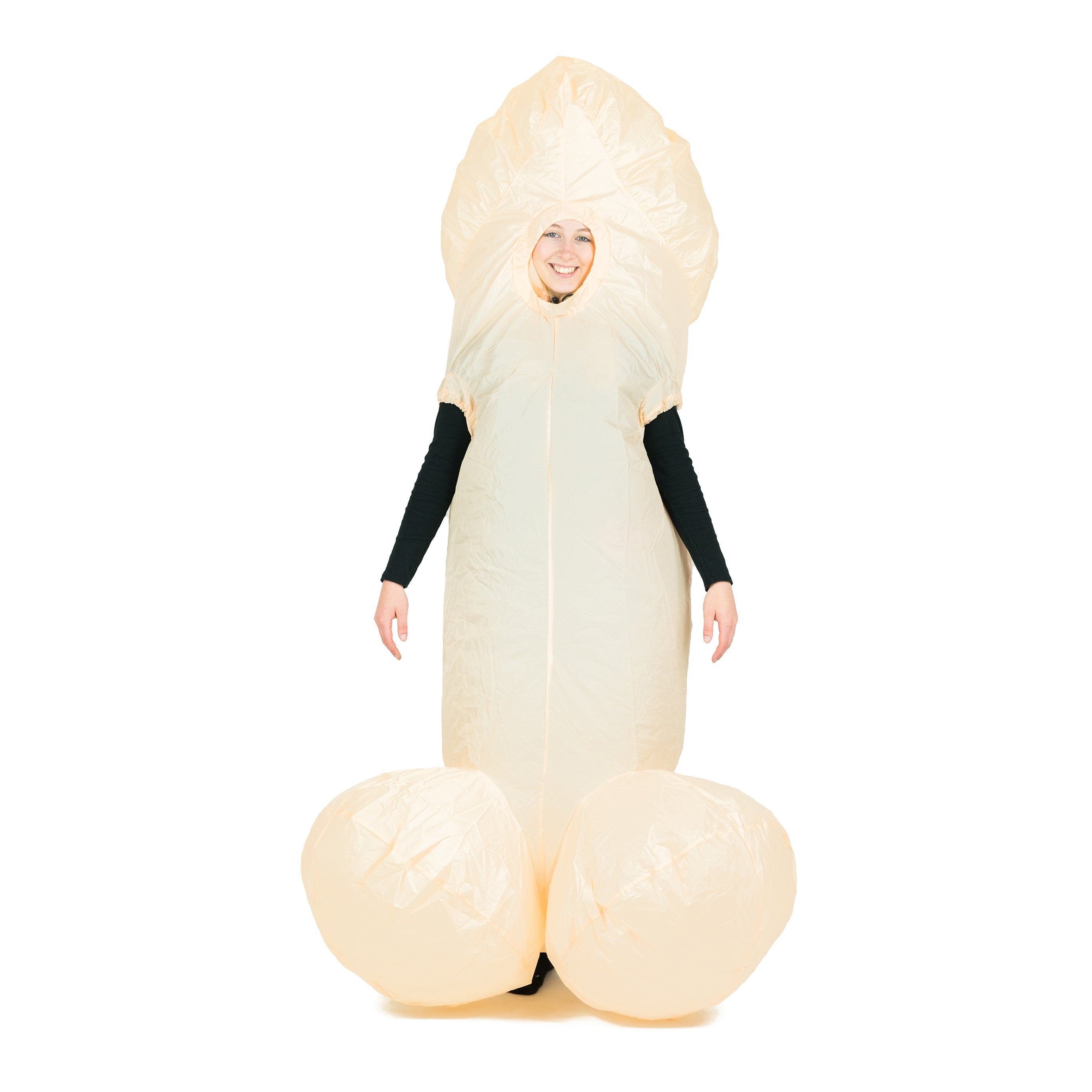 Bodysocks - White Inflatable Willy Costume