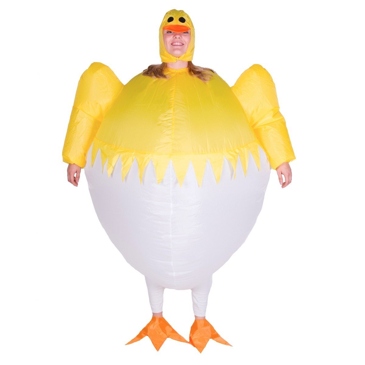 Kids Inflatable Chick Costume Bodysocks US