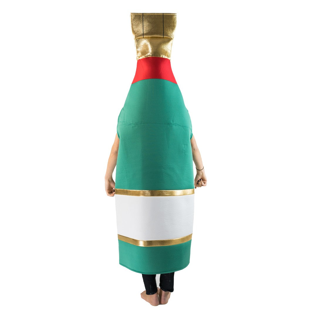 champagne bottle fancy dress Champagne Bottle 1 Piece Tunic Costume - Gold/combo