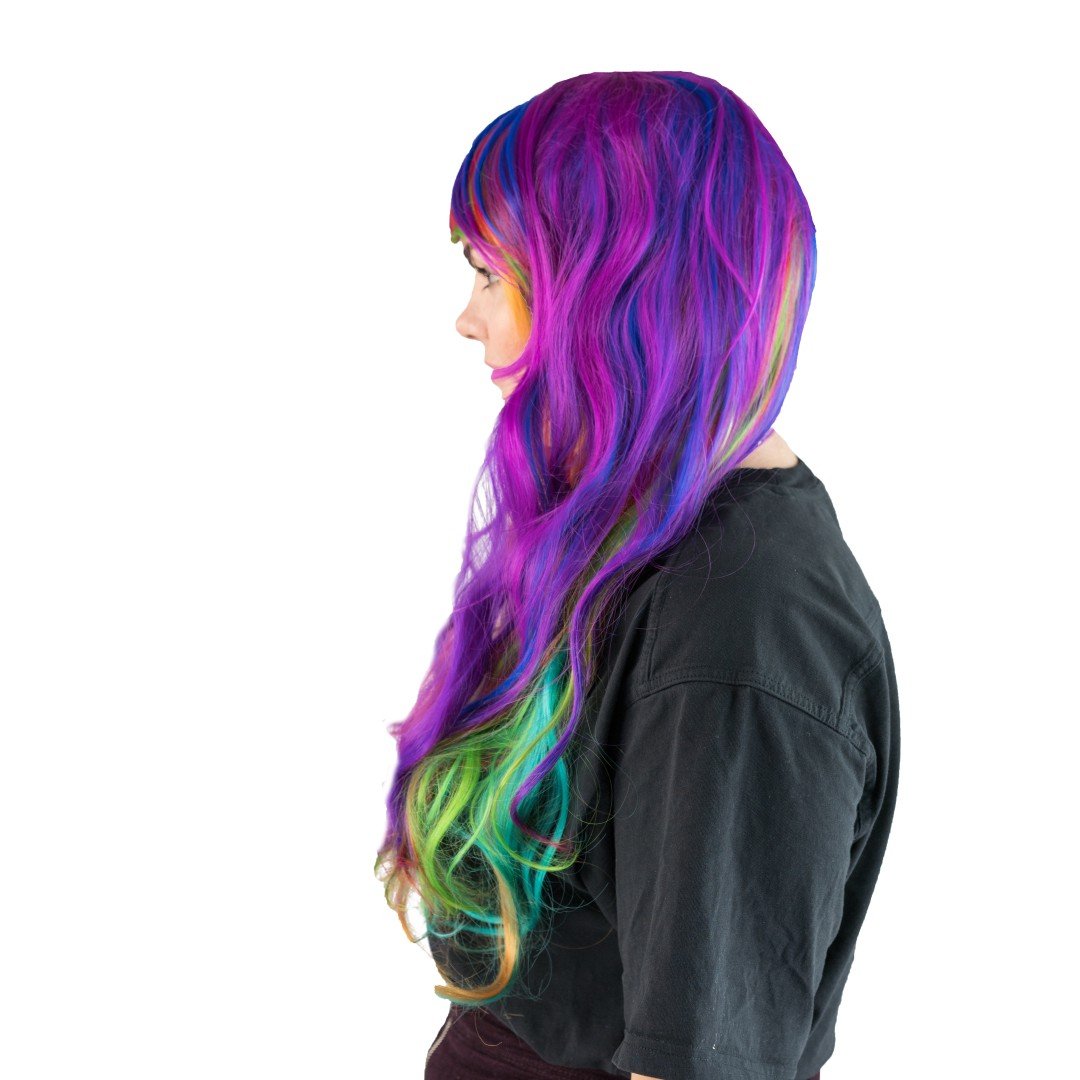 Bodysocks - Rainbow Wig