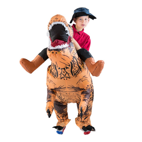 Kids Inflatable Lift You Up Deluxe Dinosaur Costume