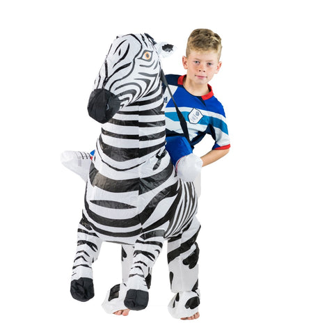 Bodysocks - Kids Inflatable Zebra Costume