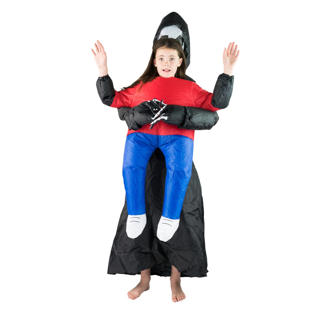 Bodysocks - Kids Inflatable Lift You Up Grim Reaper Costume