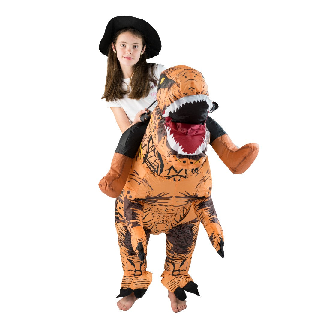 Bodysocks - Kids Inflatable Lift You Up Deluxe Dinosaur Costume