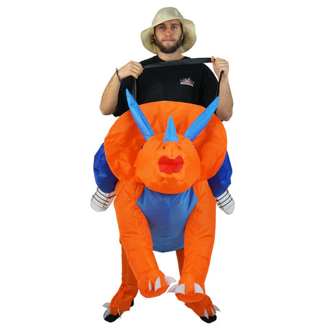 Inflatable Triceratops Costume