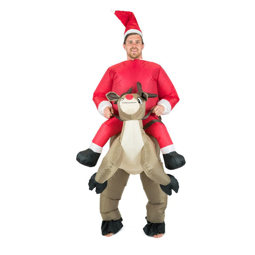 Bodysocks - Adults Inflatable Reindeer Costume