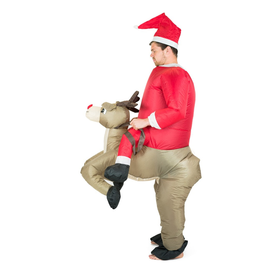 Bodysocks - Adults Inflatable Reindeer Costume