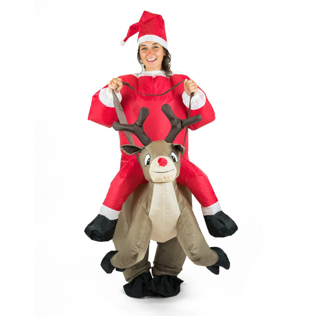 Bodysocks - Adults Inflatable Reindeer Costume