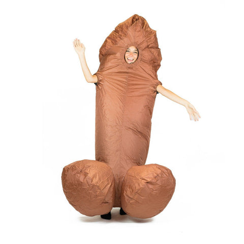 Bodysocks - Black Inflatable Willy Costume