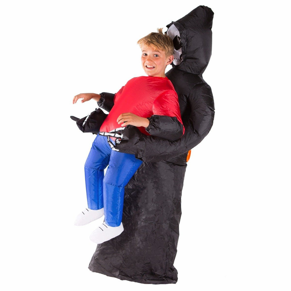 Bodysocks - Kids Inflatable Lift You Up Grim Reaper Costume