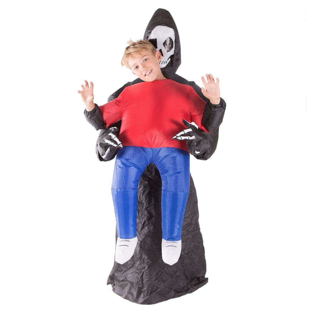Bodysocks - Kids Inflatable Lift You Up Grim Reaper Costume