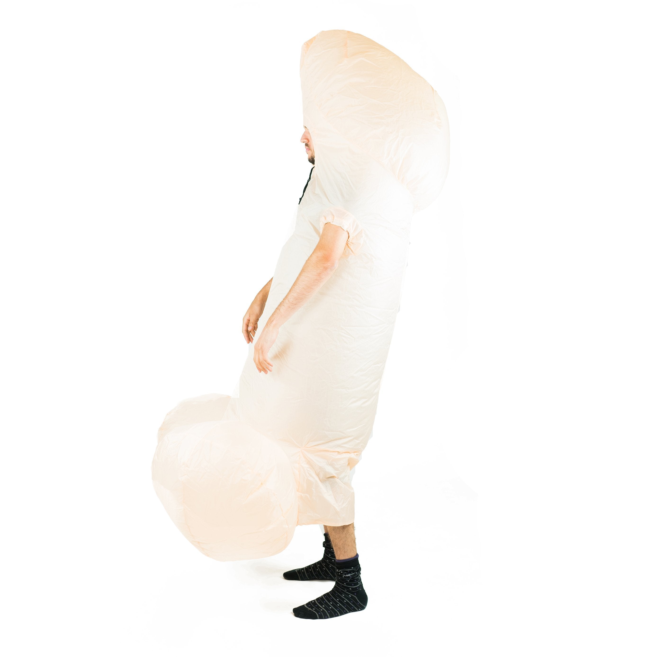 Bodysocks - White Inflatable Willy Costume